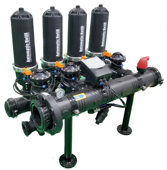 H Automatic Self-Clean Filtration Irrigation System Deep Well Water Sediment Plastic for Filtration Agriculture System